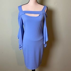 Venus Light Blue Mini dress